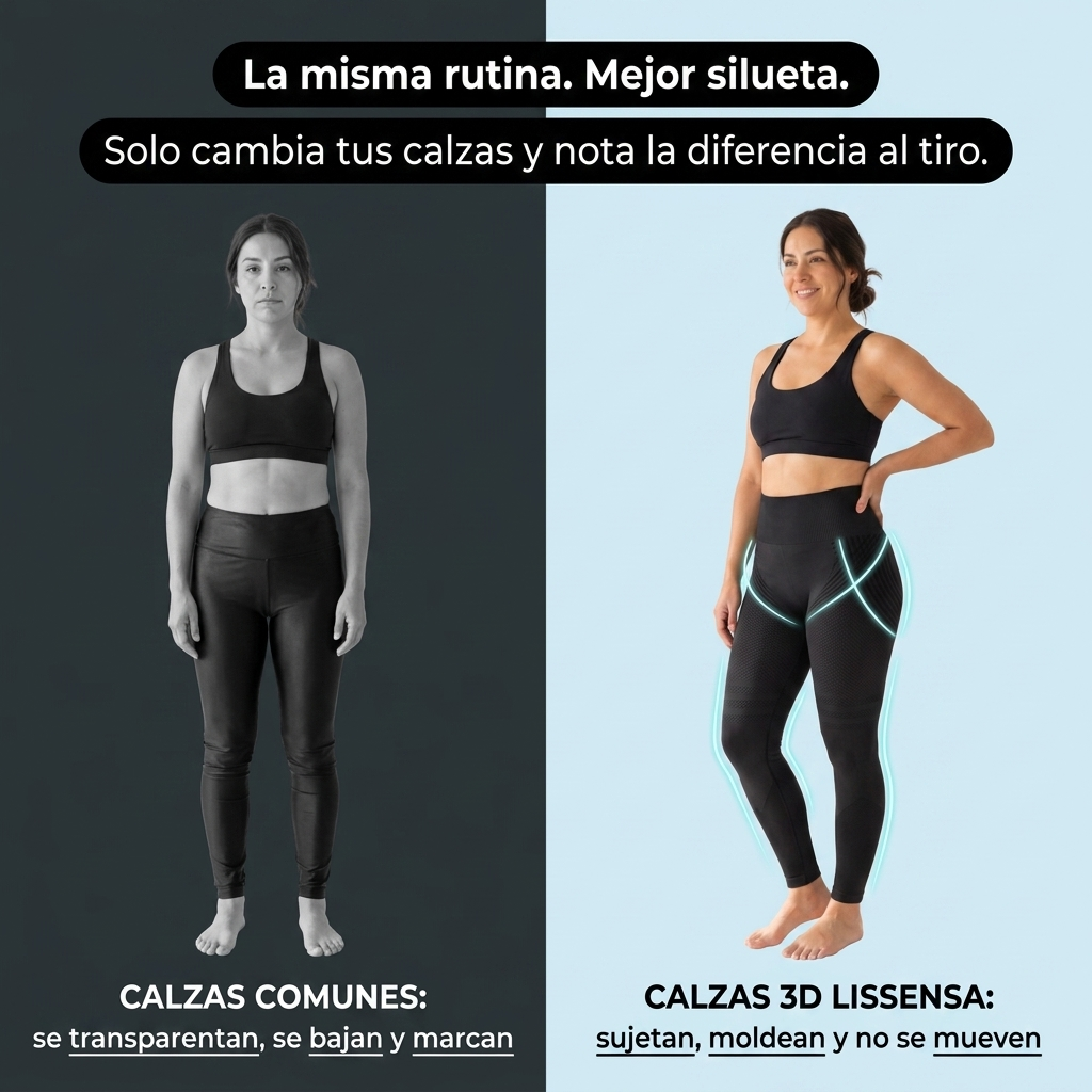 Calzas comunes vs Calzas 3D Lissensa