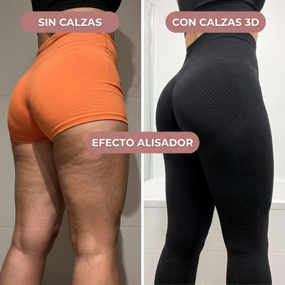 Efecto alisador en muslos y glúteos